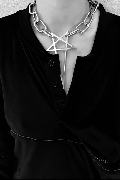 Metal Street Style Necklace Set
