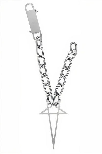 Metal Street Style Necklace Set