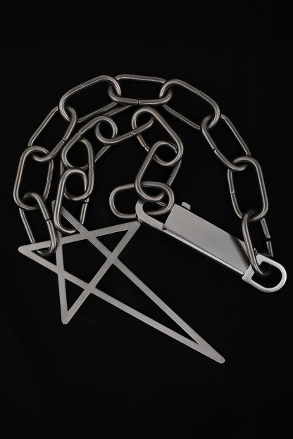 Metal Street Style Necklace Set