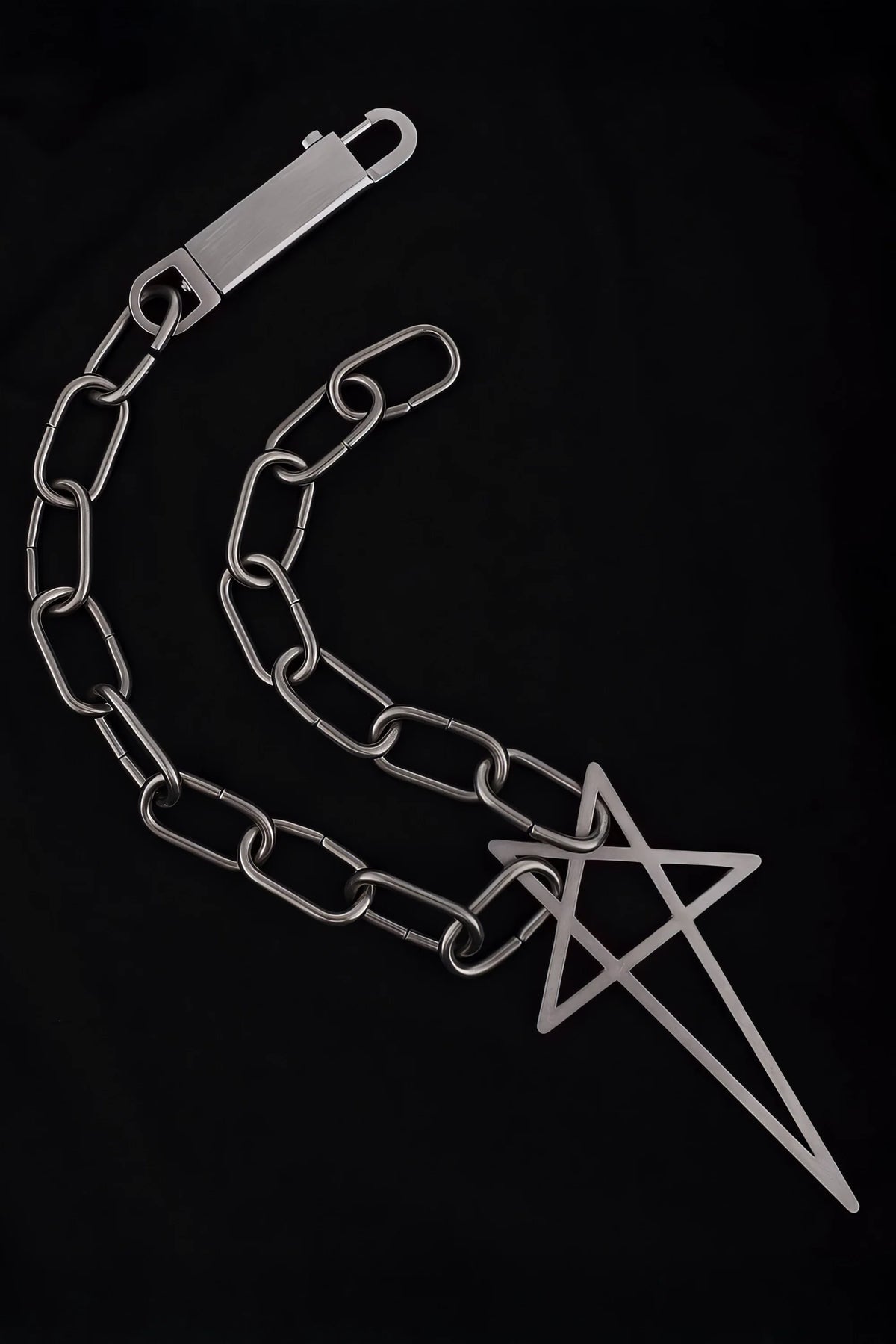 Metal Street Style Necklace Set