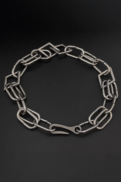 Metal Street Style Necklace Set