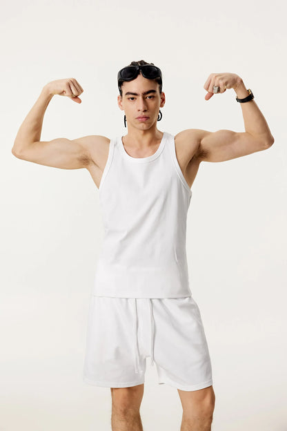 Summer Tank Top – Minimalist, Loose-Fit Workout Vest