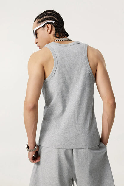Summer Tank Top – Minimalist, Loose-Fit Workout Vest