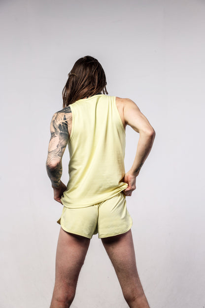 SUKREW 1x Shorts + 1x Vest Multipack Blonde Yellow