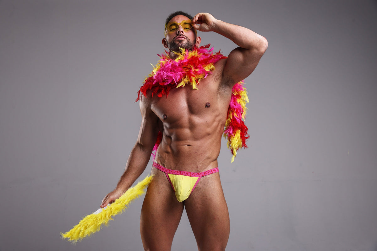 SUKREW Bubble Thong Pineapple Yellow