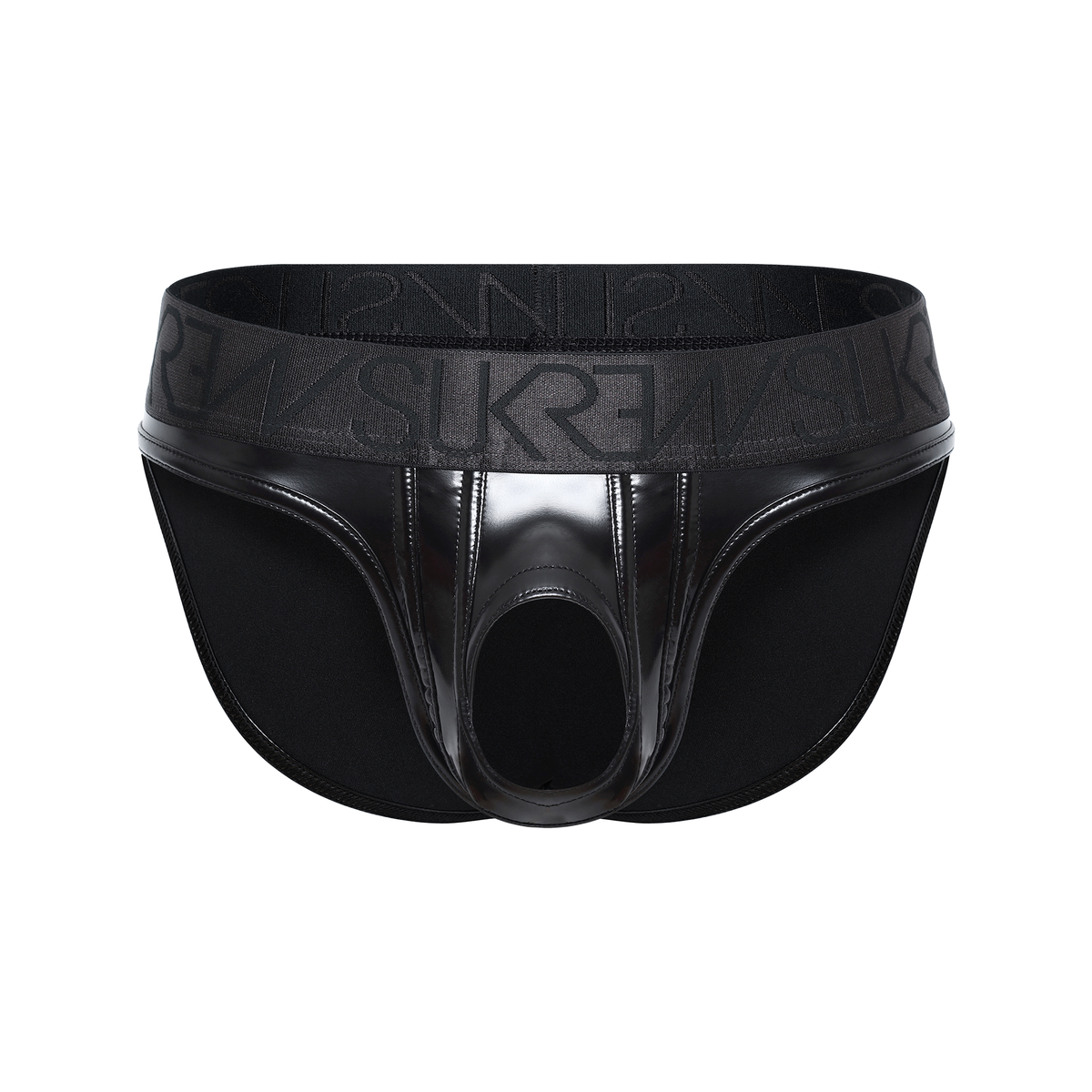 SUKREW FETISH Wet Look U-Style Brief Fetish Black