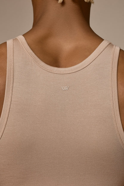 WHISPER THONG BODY SUIT SECOND SKIN - DUNE