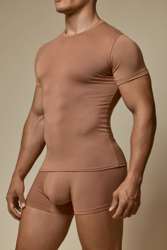 WHISPER UNDERSHIRT SECOND SKIN - MOCHA