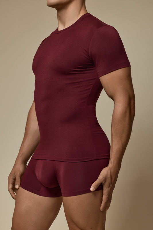 WHISPER UNDERSHIRT SECOND SKIN - MULBERRY