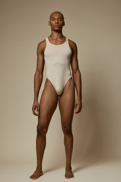 WHISPER THONG BODY SUIT SECOND SKIN - IVORY