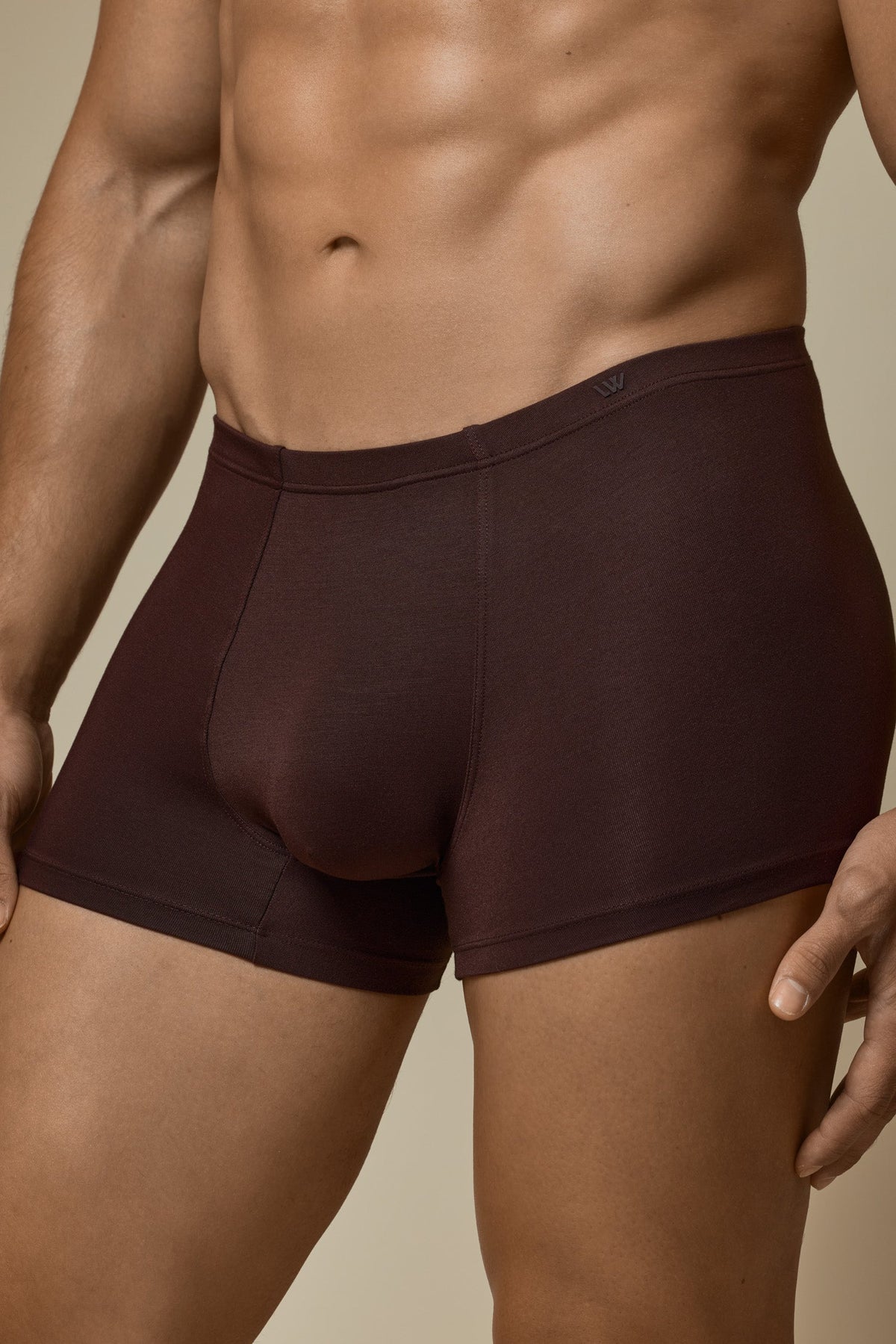 WHISPER BOXER BRIEF SECOND SKIN - ESPRESSO