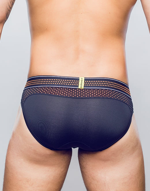 SUPAWEAR Mesh Brief Neon Orange