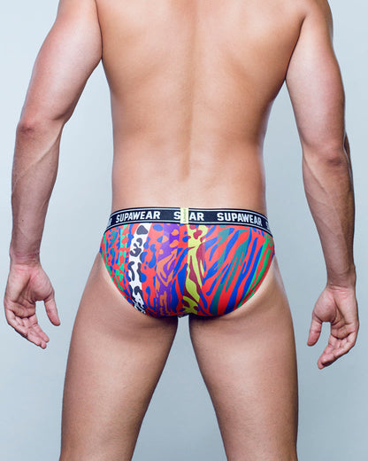 SUPAWEAR POW Brief Crimson Beast