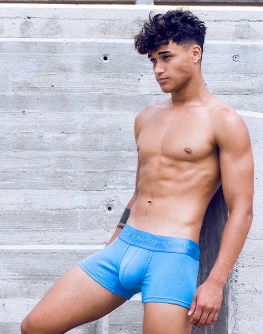 SUPAWEAR Ribbed Trunk Marina