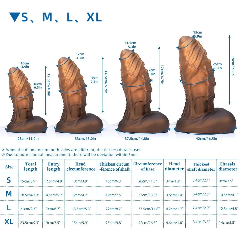 SWISOK Morgon - Fantasy Ejaculating Dildo - Squirting Dildo - 4 Sizes