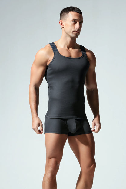 Workout Tank Top for Men – Stretch Fabric & Breathable Design