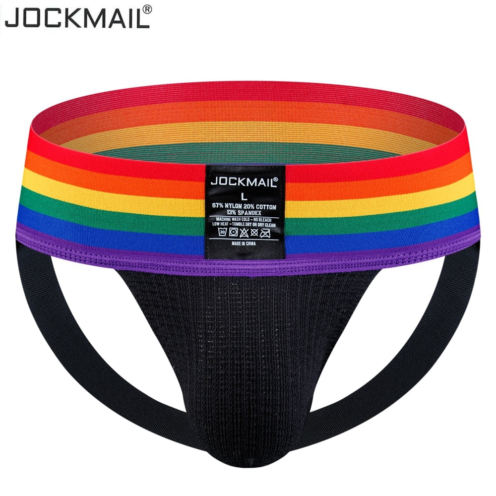 Jockmail Rainbow Pride Jockstrap