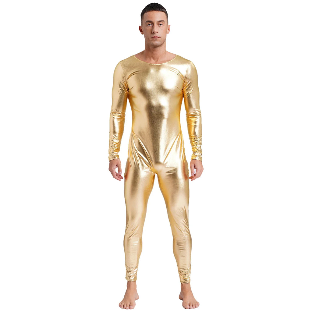 Galactic Vogue Metallic Bodysuit