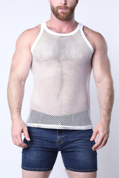 Santorini Mesh Tank Top