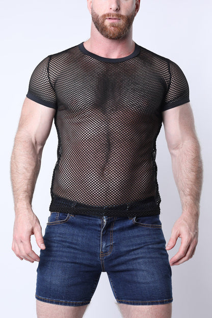 Santorini Mesh T-Shirt - TIMOTEO