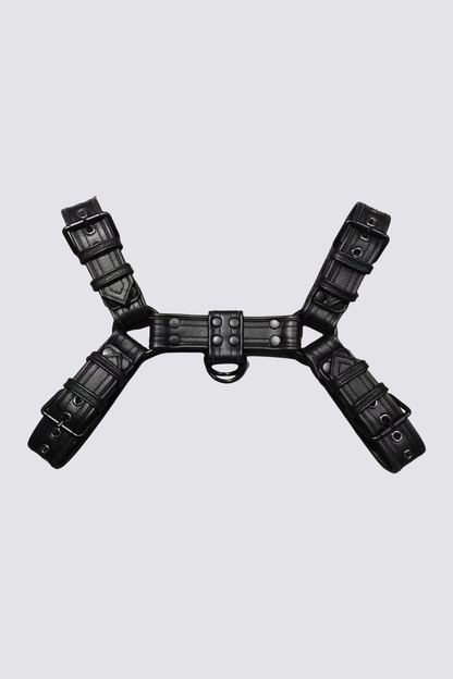 Savage Link Leather Chest Harness
