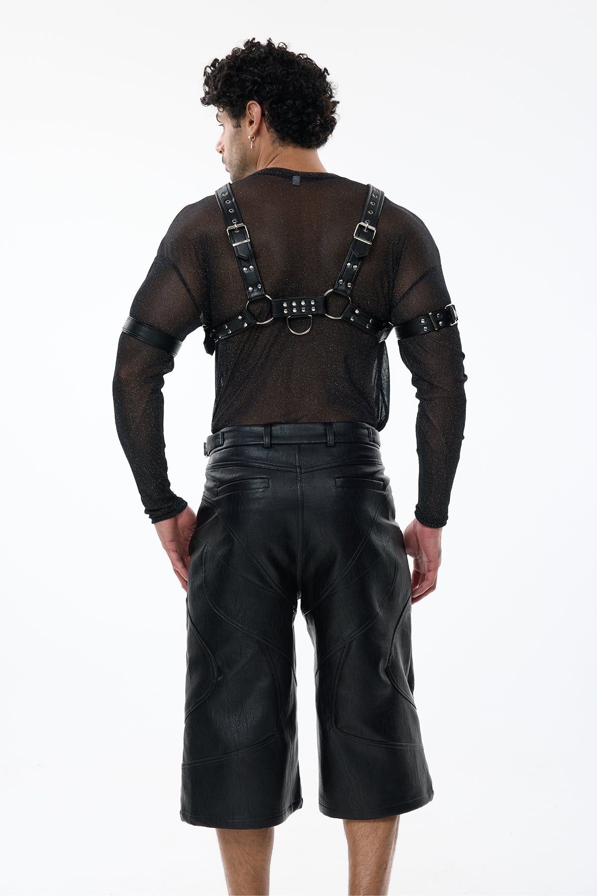 Savage Link Leather Chest Harness