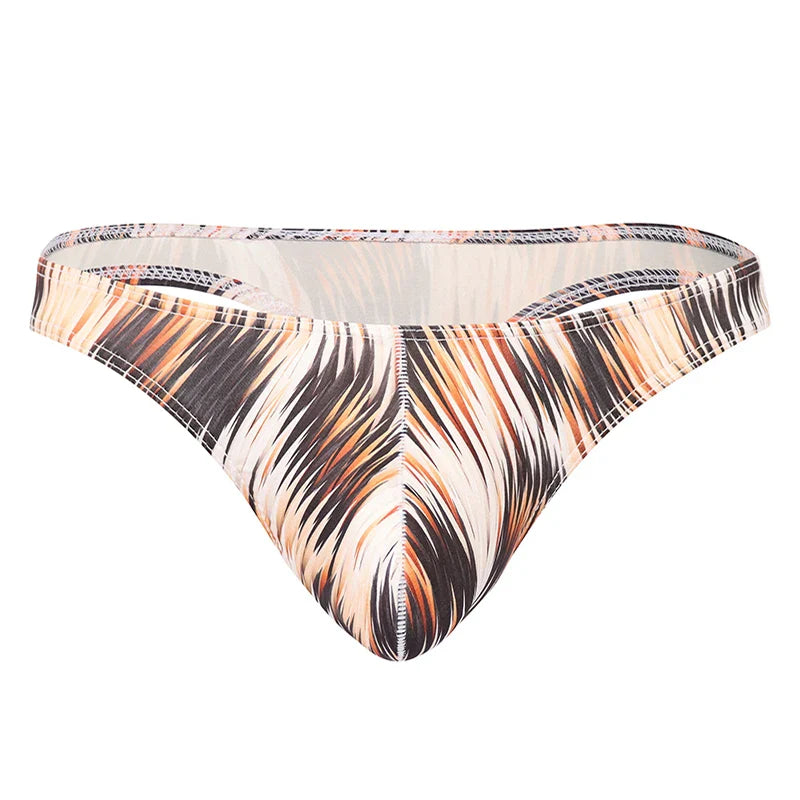 Retro Brown Low Rise Briefs