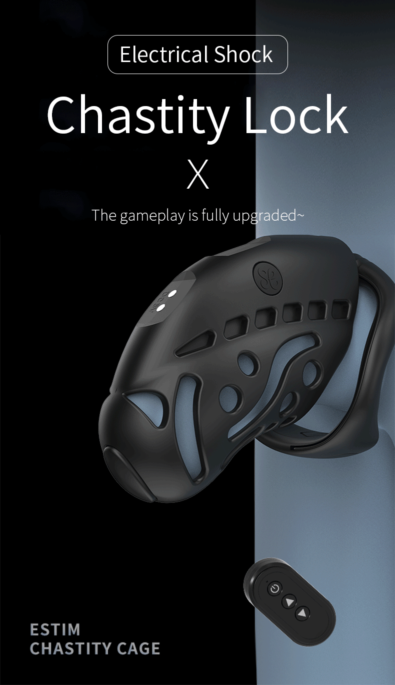 Remote Control Shock Chastity Cage