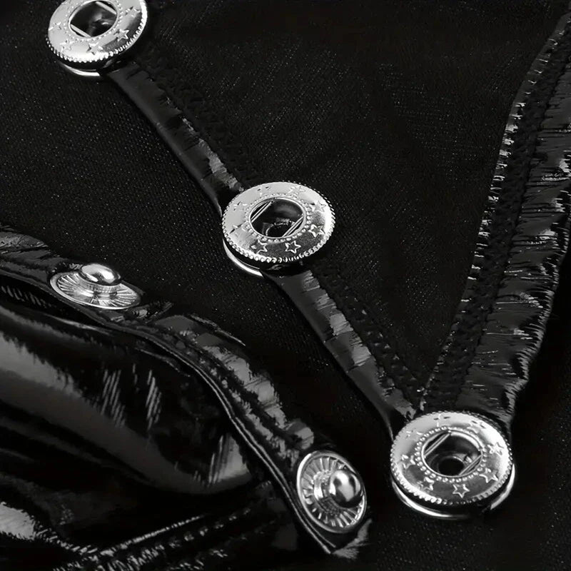 Men's Sexy Patent Leather Briefs