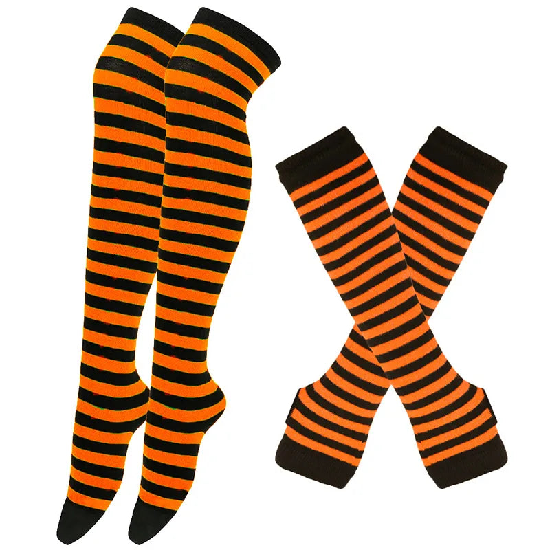 Matching Thigh High + Handwarmer Set