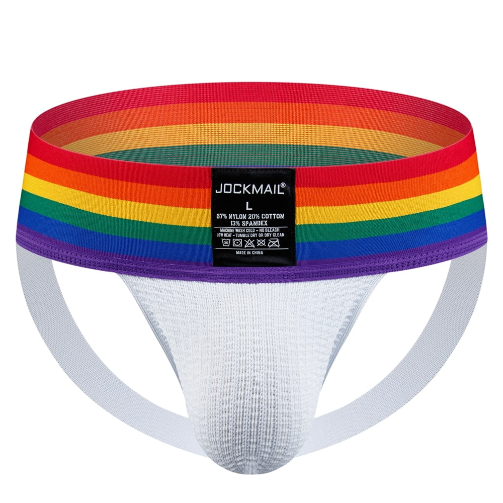 Jockmail Rainbow Pride Jockstrap