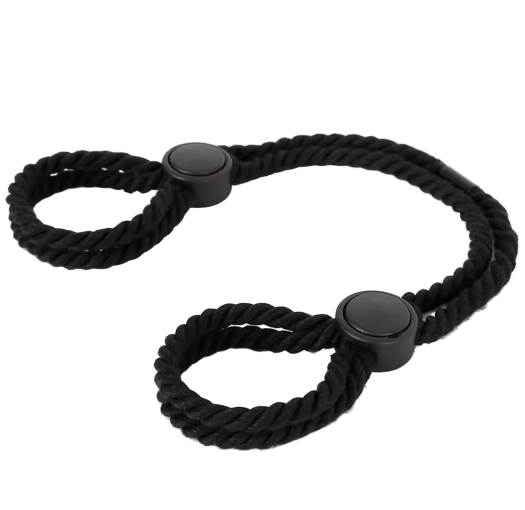 Cotton Rope Cuffs Black