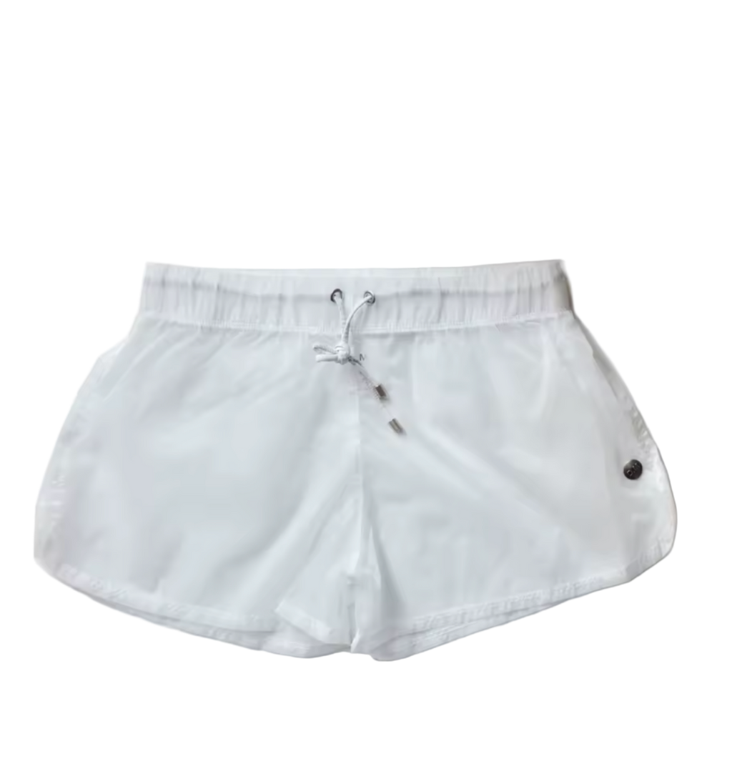 Dog & Master Low Waist Translucent Shorts White