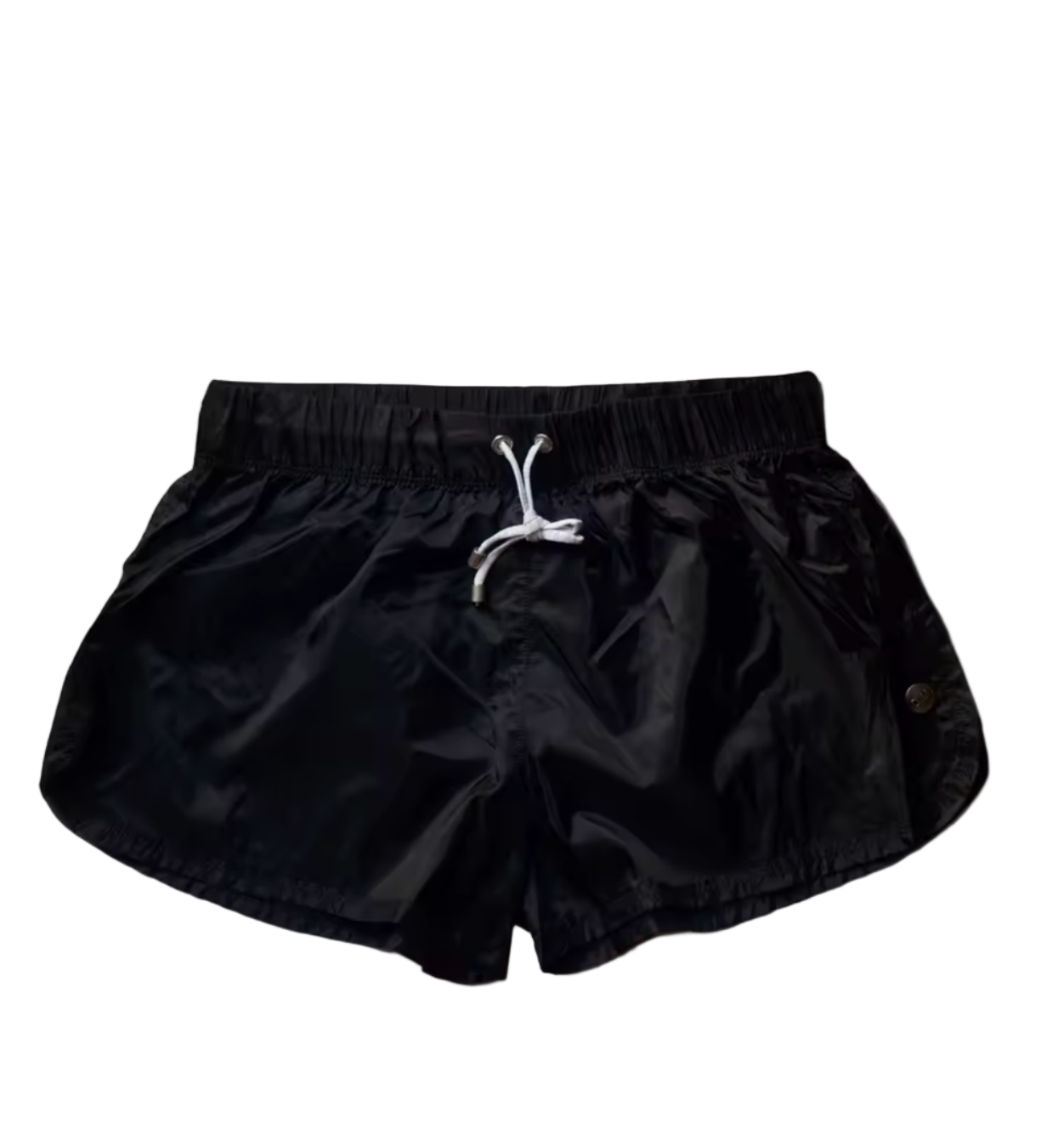 Dog & Master Low Waist Translucent Shorts Black