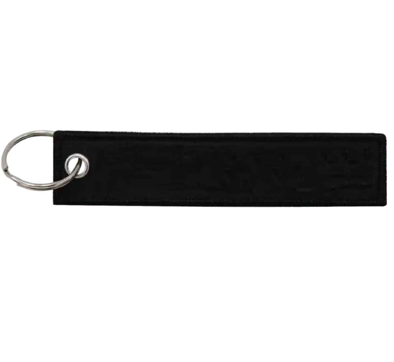 Custom Keyring Tag 13cmx2.8cm Black