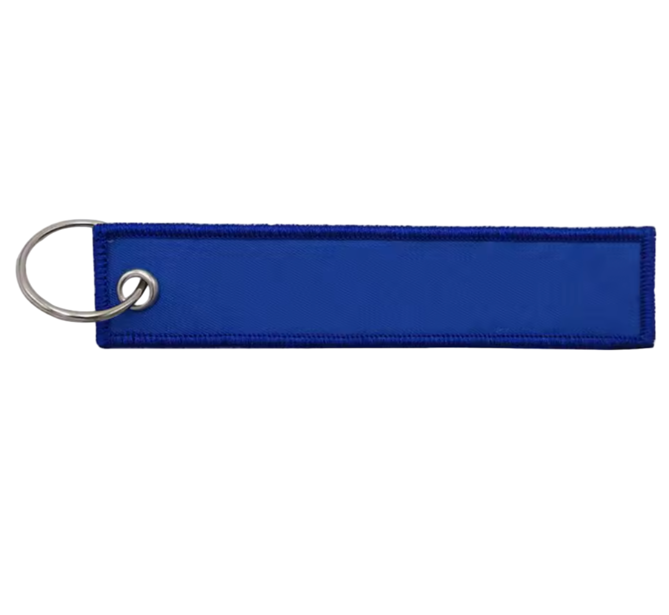 Custom Keyring Tag 13cmx2.8cm Blue