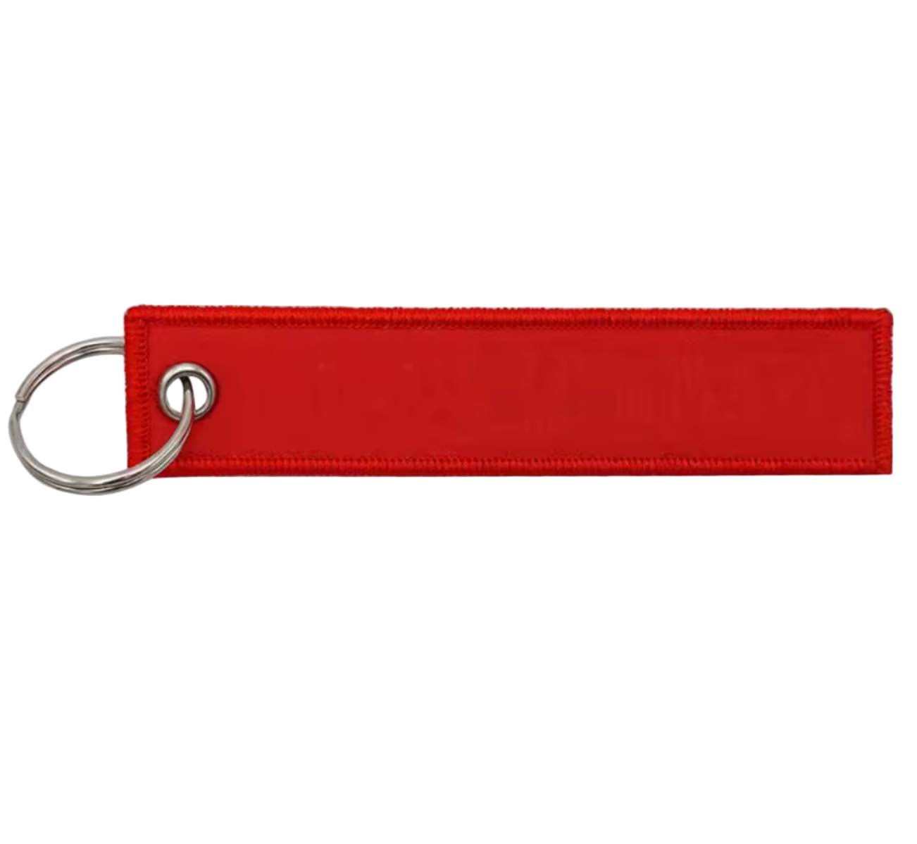 Custom Keyring Tag 13cmx2.8cm Red
