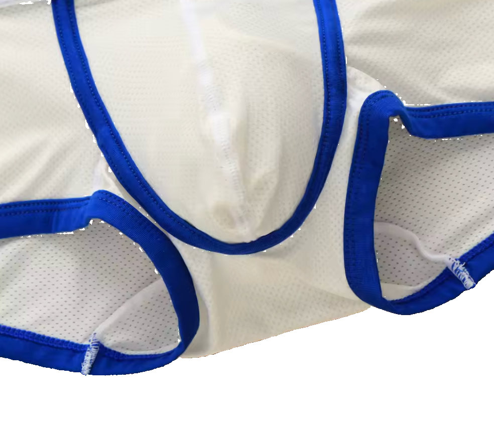 Aussiebum Mesh Trunks Black/Blue