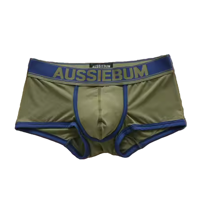 Aussiebum Mesh Trunks Green/Blue