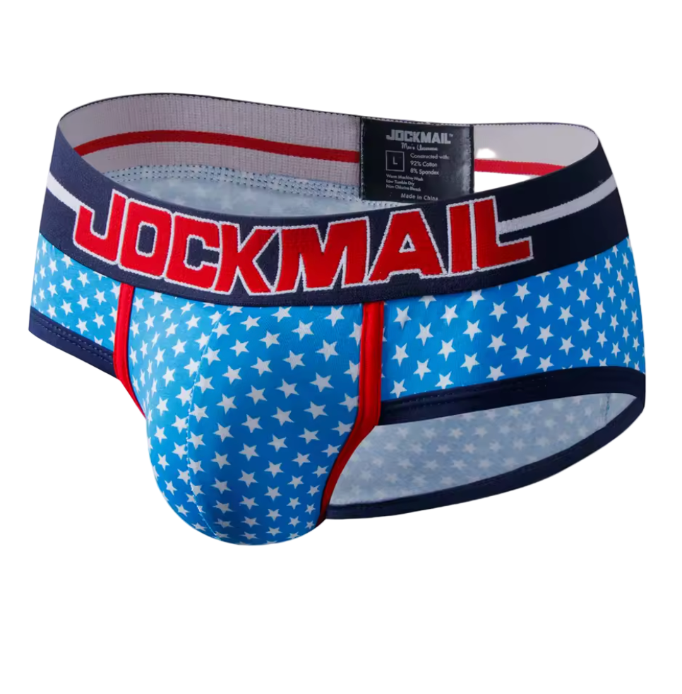 Jockmail Classic Briefs Blue With Stars