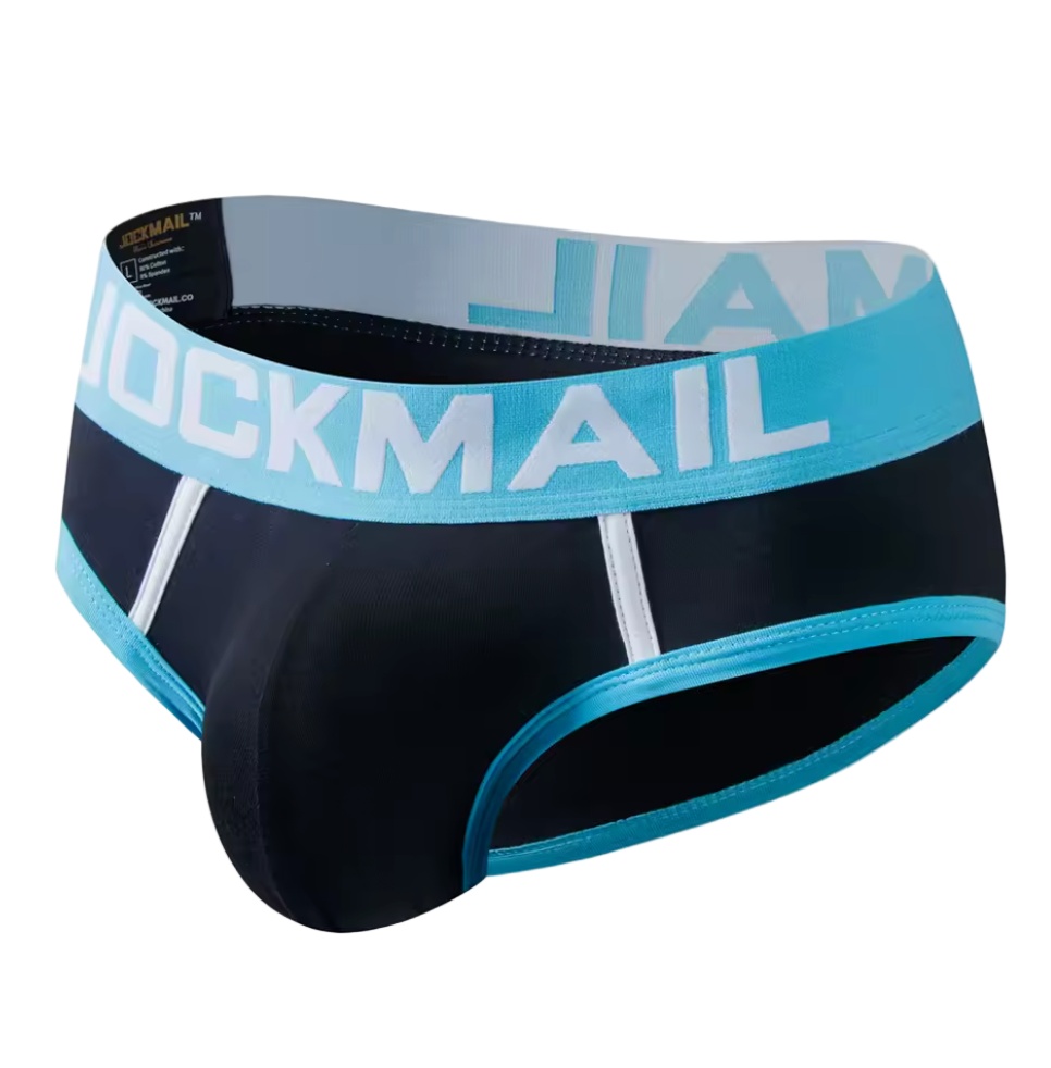 Jockmail Classic Briefs Blue/Black