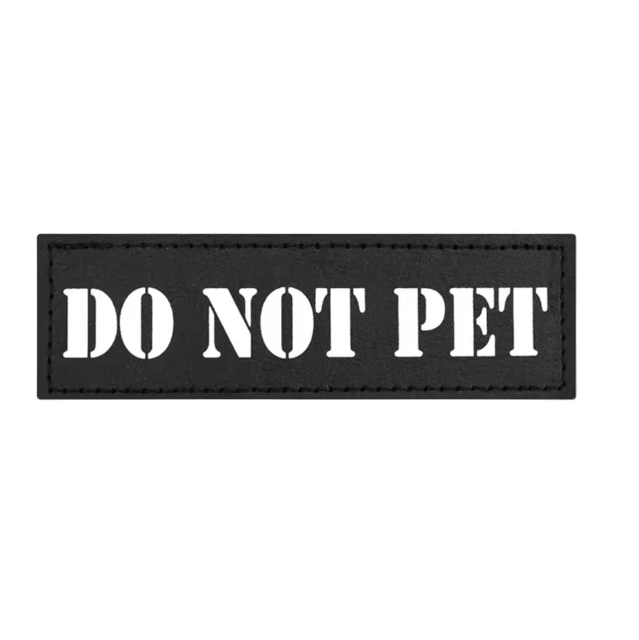 Do Not Pet Patch 12cm x 3.7cm