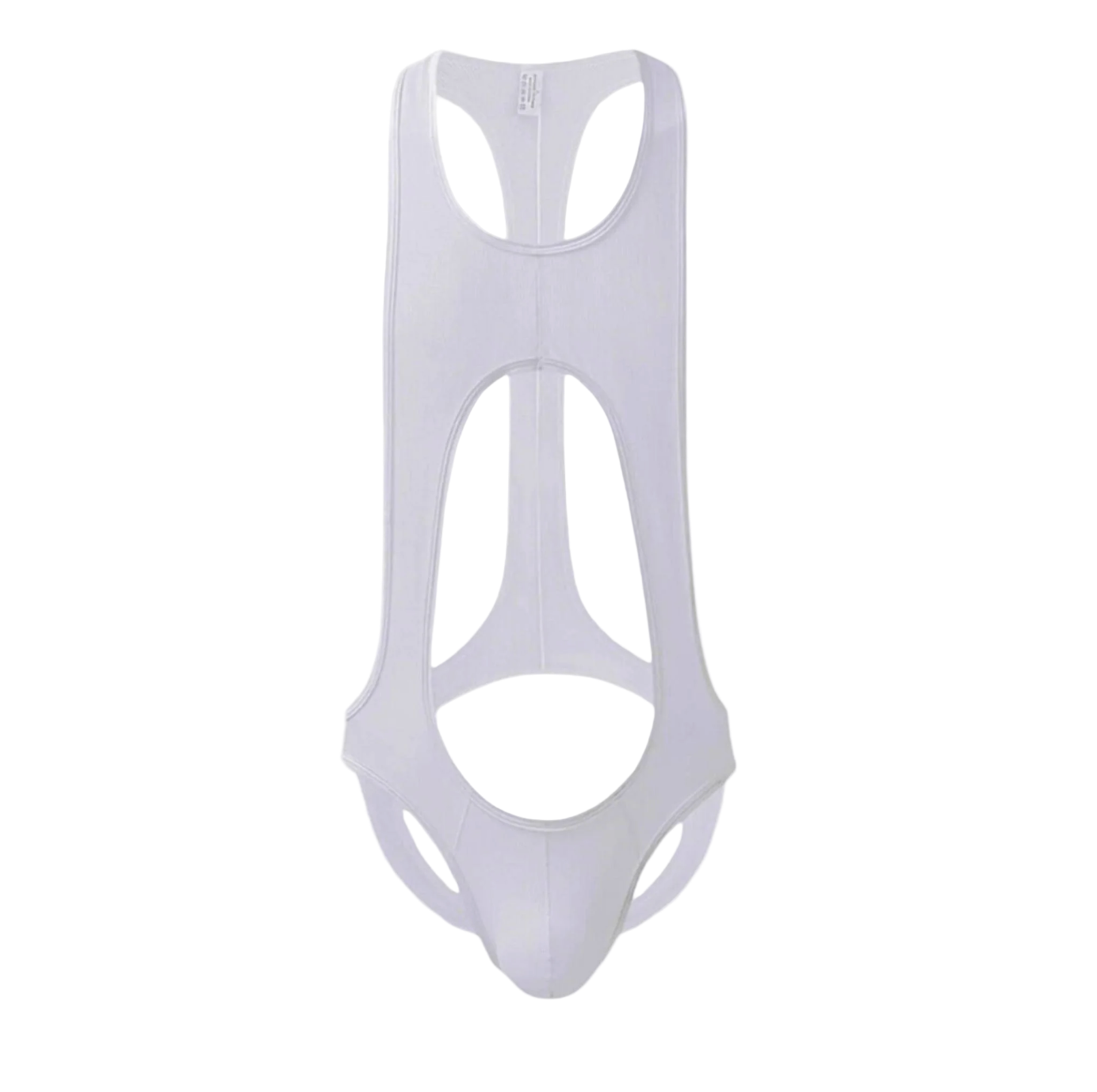 Open Back Singlet Deep White