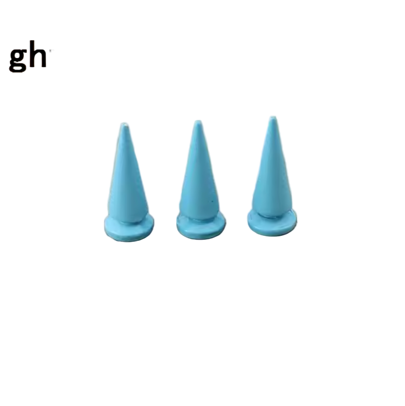 Metal Pup Hood Spikes 10 Pack Sky Blue 10x24mm
