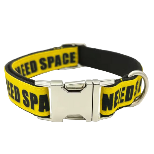 Custom I Need Space Collar