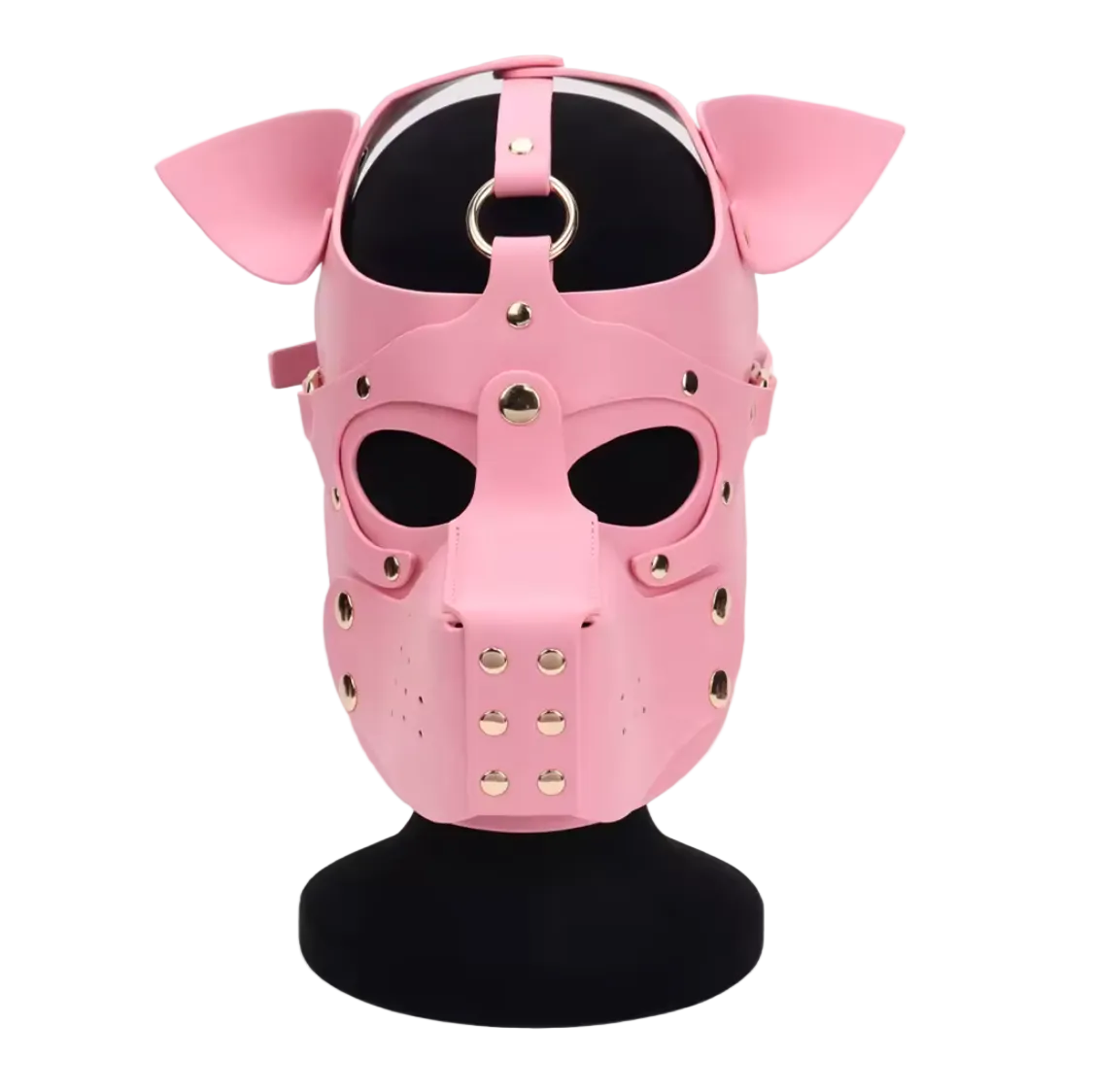 PU Leather Harness Hood