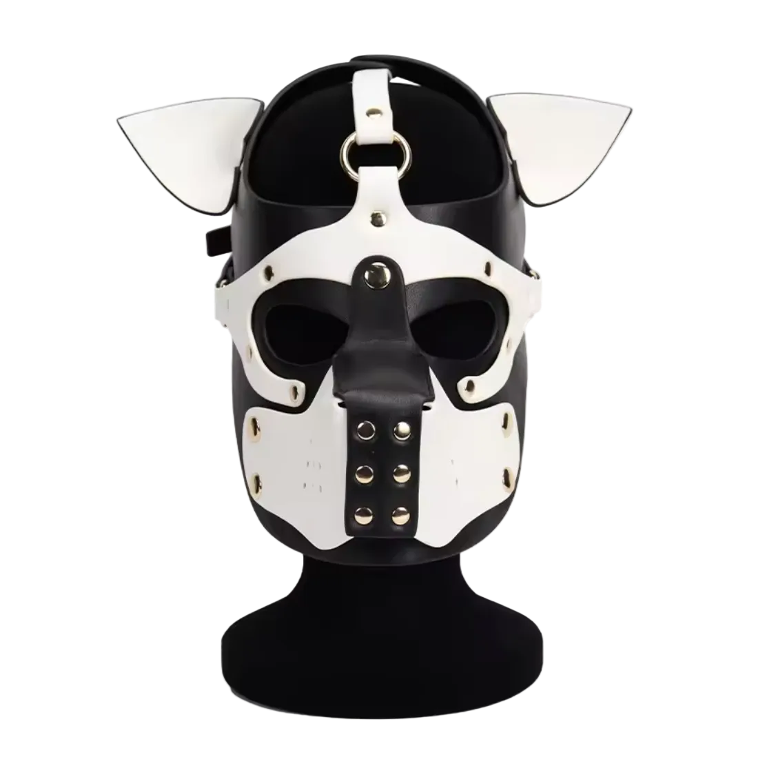 PU Leather Harness Hood