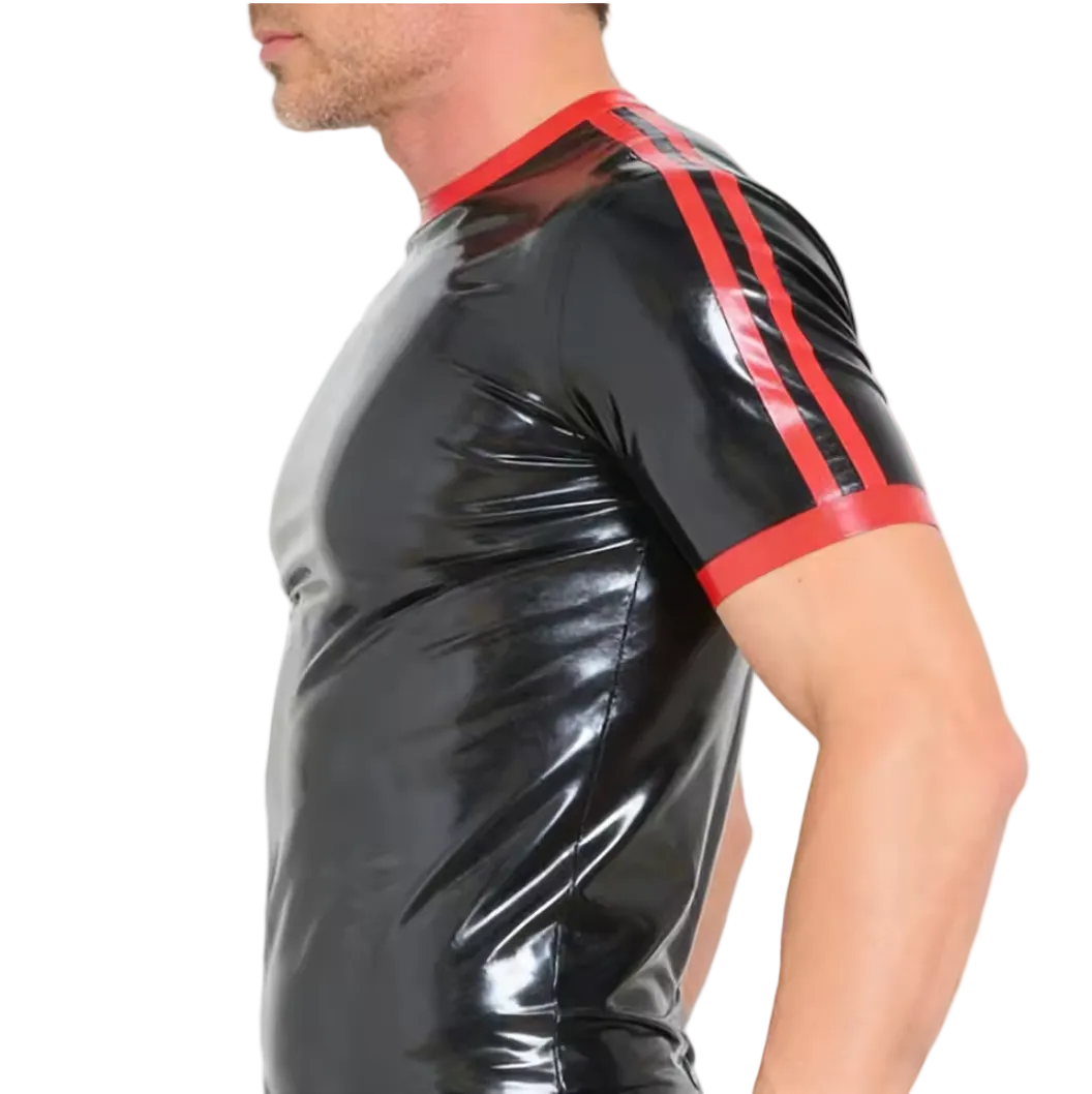 Latex T-Shirt With Trims