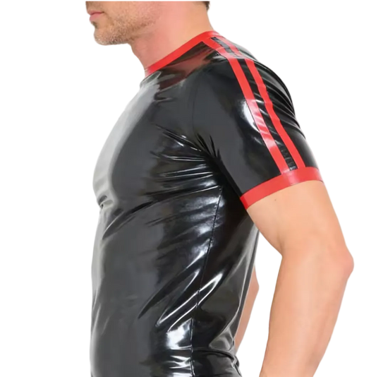 Latex T-Shirt With Trims
