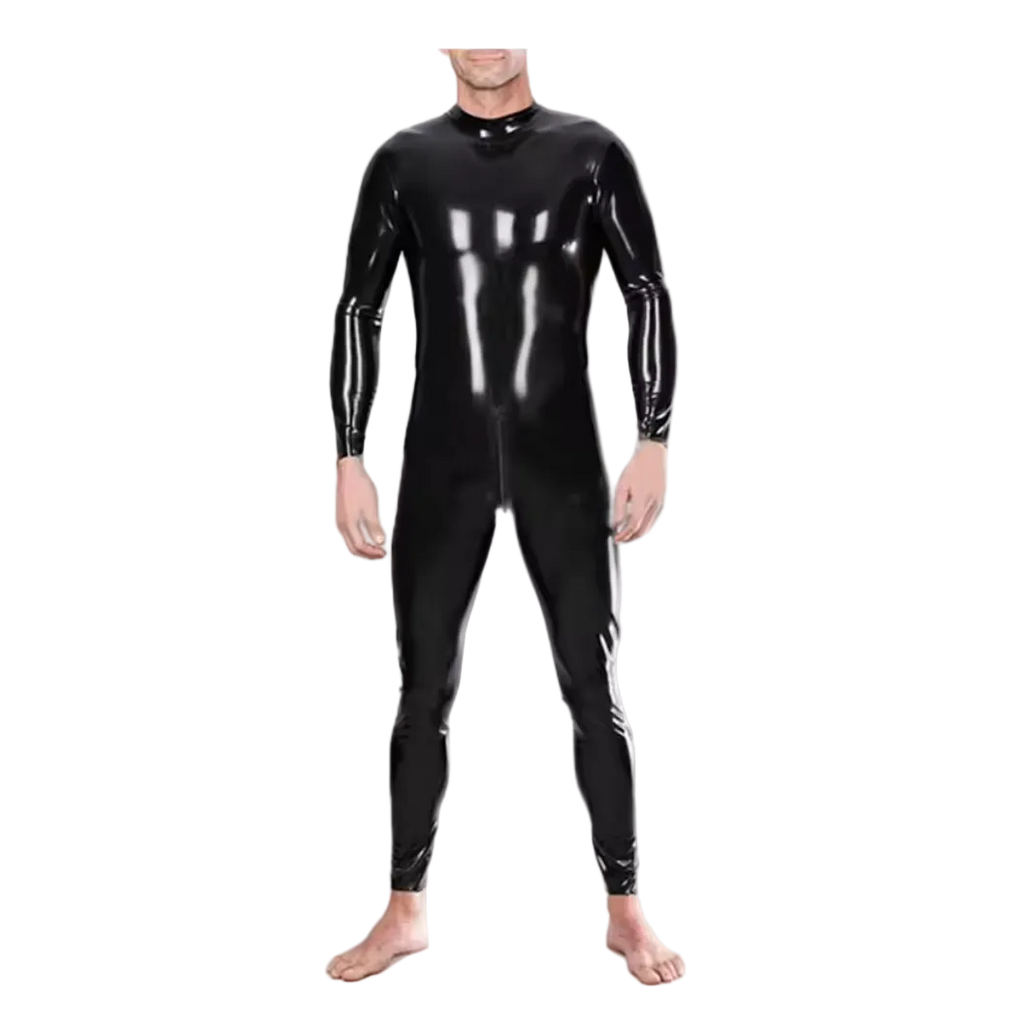 Latex Catsuit With Backzip